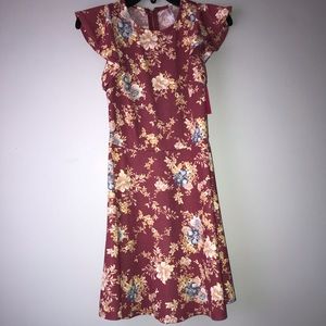 Floral Target dress